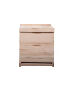 Caixa Para Abelhas Padrão Langstroth Em Eucalipto Com 1 Melgueira Com Quadros Com Arame