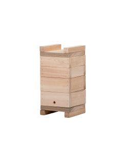 Caixa para Abelhas Sem Ferrão modelo INPA 12x12x2 Jataí Mirim Iraí Em Eucalipto