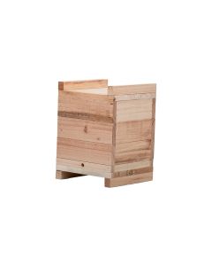 Caixa para Abelhas Sem Ferrão modelo INPA 15x15x3 Mirim Manduri Mandaçaia Em Eucalipto