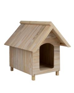 Casa Casinha De Cachorro em Madeira Sem Pintura Grande N4