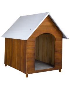 Casa Casinha De Cachorro com Telhado Galvanizado Grande N5