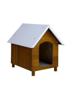 Casa Casinha De Cachorro com Telhado Galvanizado Grande N4