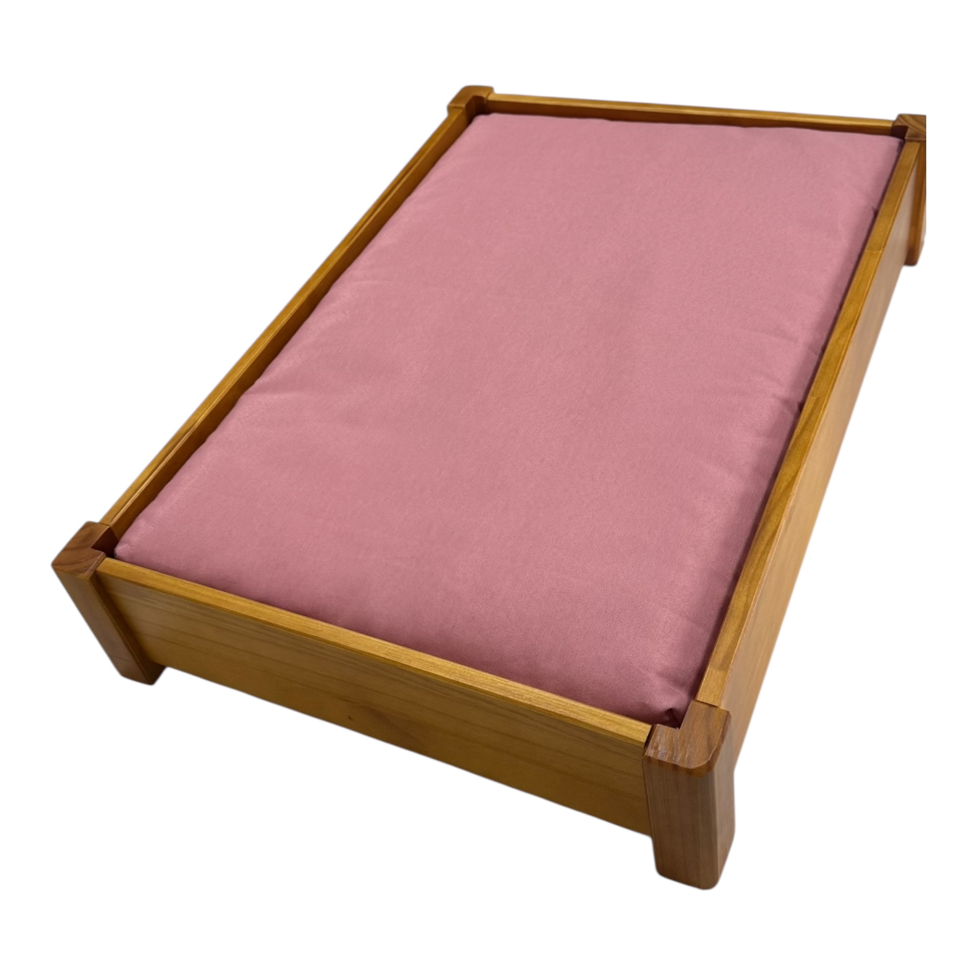 Cama Pet Comfort Em Madeira Para C&atilde;es E Gatos De Pequeno Porte