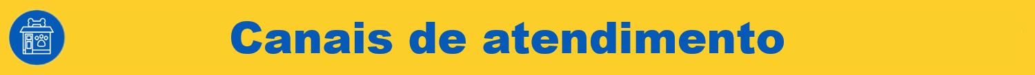 Canais de atendimento